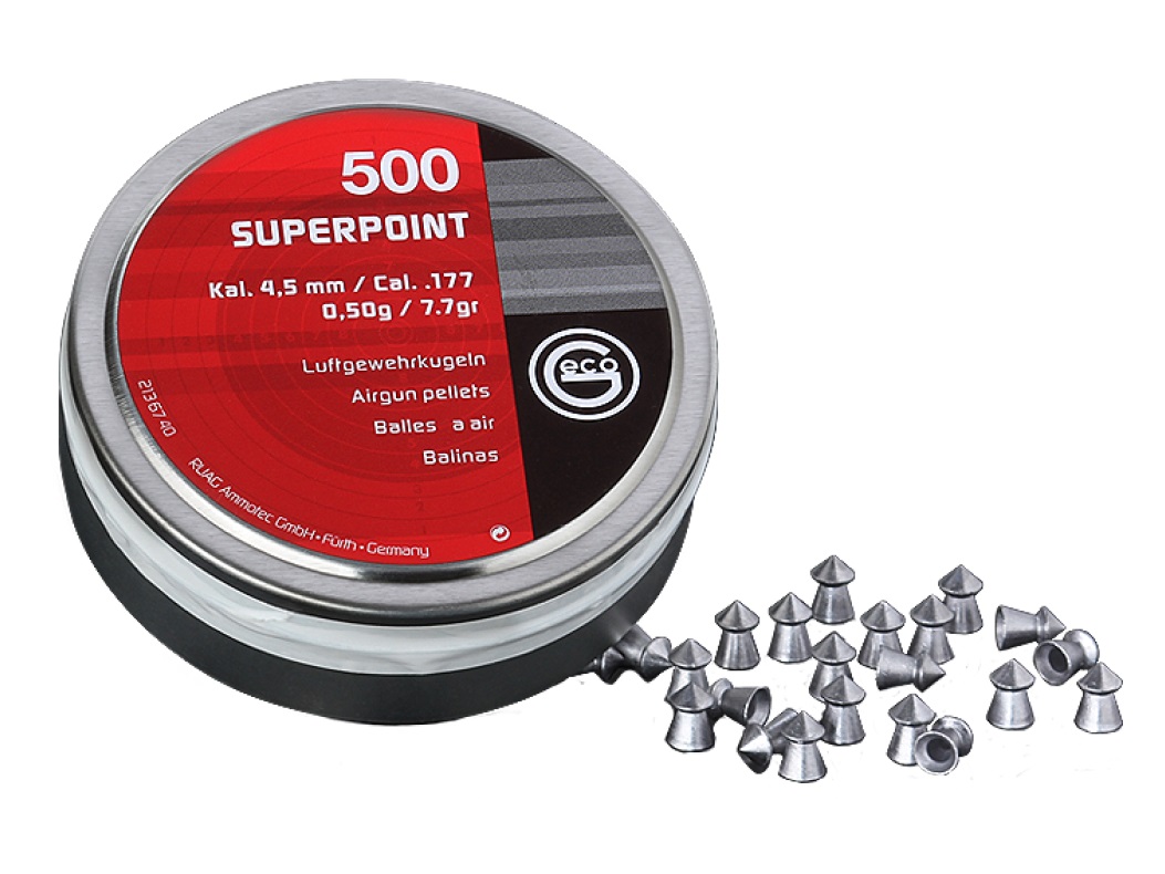 Geco Superpoint 4.50mm Luchtdruk Kogeltjes blikje 500